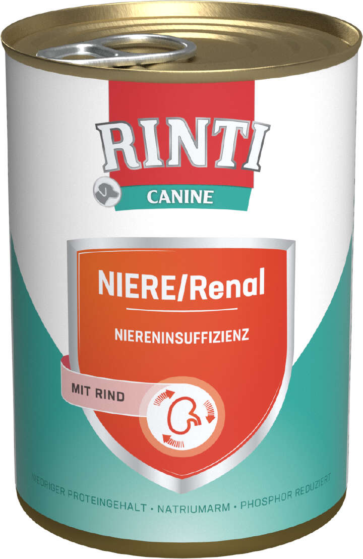 RINTI Hunde-Nassfutter Canine Niere/Renal Rind